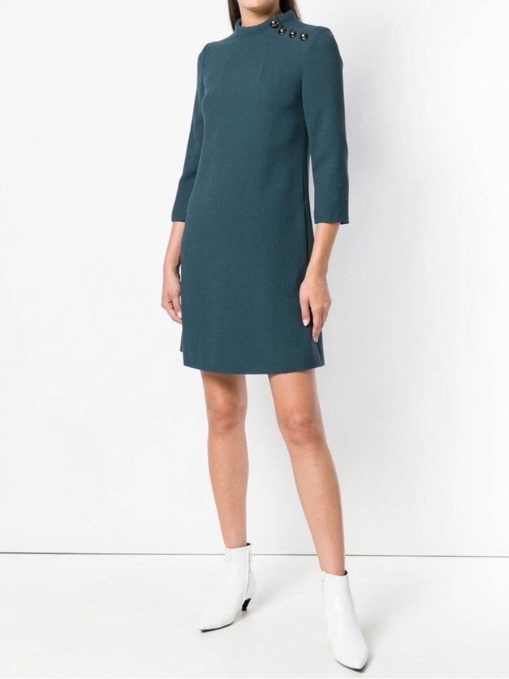 Goat ‘Eloise’ Tunic Dress in Teal- VGUC Sz US 4